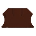 1050070000 - CONN TERM BLK END PLATE RAIL BRN