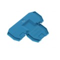 3047455 - CONN TERM BLK END PLATE BLUE