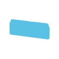 1608810000 - CONN TERM BLK END PLATE RAIL BLU