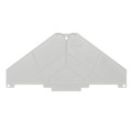 1211460000 - CONN TERM BLK END PLATE RAIL GRY