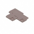 1070100000 - CONN TERM BLK END PLATE RAIL BLU