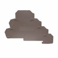 7917000000 - CONN TERM BLK END PLATE RAIL BG