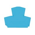 1059180000 - CONN TERM BLK END PLATE RAIL BLU