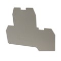 3001394 - CONN TERM BLK END PLATE RAIL GRY