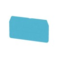 1632100000 - CONN TERM BLK END PLATE RAIL BLU