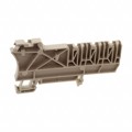 1649550000 - CONN TERM BLK END PLATE RAIL BG