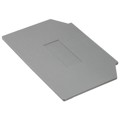 0790459 - CONN TERM BLK END PLATE RAIL GRY