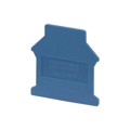 3006108 - CONN TERM BLK END PLATE BLUE