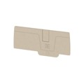 1991940000 - CONN TERM BLK END PLATE BEIGE