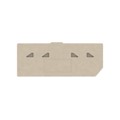 1896320000 - CONN TERM BLK END PLATE BEIGE