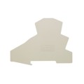 1221360000 - CONN TERM BLK END PLATE RAIL BG