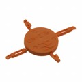 1573010000 - CONN TERM BLK KEYING STAR ORANGE