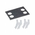0387736402 - CONN TERM BLK COVER BLACK 2POS