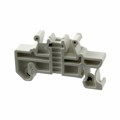 0802723 - CONN TERM BLK END BRKT RAIL WHT