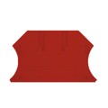 1050040000 - CONN TERM BLK END PLATE RAIL RED