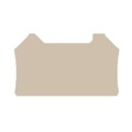 1905150000 - CONN TERM BLK END PLATE BEIGE