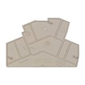 8670760000 - CONN TERM BLK END PLATE BEIGE
