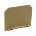 0303660000 - CONN TERM BLK END PLATE RAIL BG