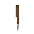 3035981 - CONN TERM BLK TEST ADAPTER BROWN