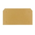0146720000 - CONN TERM BLK END PLATE RAIL YLW