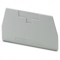 0310020 - CONN TERM BLK END PLATE RAIL GRY