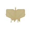 0485760000 - CONN TERM BLK RETAIN PLATE BEIGE