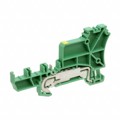1652030000 - CONN TERM BLK MT BASE RAIL GN/YL