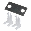 0387136402 - CONN TERM BLK COVER BLACK 2POS