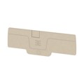 1989970000 - CONN TERM BLK END PLATE BEIGE