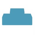 1791170000 - CONN TERM BLK END PLATE RAIL BLU