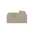 1742600000 - CONN TERM BLK END PLATE RAIL BG