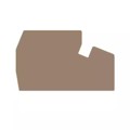1772970000 - CONN TERM BLK END PLATE RAIL BG
