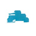 1067980000 - CONN TERM BLK SUP PLATE BLUE