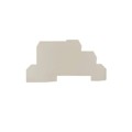 1067800000 - CONN TERM BLK END PLATE RAIL BG