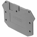 3002186 - CONN TERM BLK END PLATE RAIL GRY