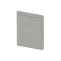 0561015 - CONN TERM BLK END PLATE GRAY