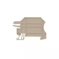 0352880000 - CONN TERM BLK MNT BASE RAIL BLUE