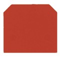 0117900000 - CONN TERM BLK END PLATE RAIL RED