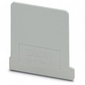 0261030 - CONN TERM BLK END PLATE RAIL GRY