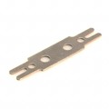 0380020323 - CONN TERM BLK SLD TAB DBL BARR