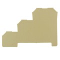 1313260000 - CONN TERM BLK END PLATE RAIL BG