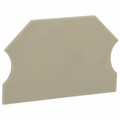 445110 - CONN TERM BLK END PLATE RAIL BG