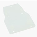 110-BU - CONN TERM BLK END PLATE CHAN GRY