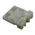 830-BU - CONN TERM BLK END PLATE WHITE