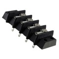 4-142-Y - CONN BARRIER STRIP 4CIRC 0.563"