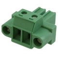 1828249 - TERM BLOCK PLUG 2POS STR 7.62MM
