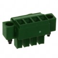 284511-4 - TERM BLOCK PLUG 4POS STR 3.81MM