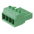 1777749 - TERM BLOCK PLUG 4POS STR 7.62MM