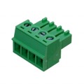 0395105004 - TERM BLOCK PLUG 4POS STR 3.81MM