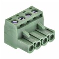 0395205004 - TERM BLOCK PLUG 4POS STR 5MM